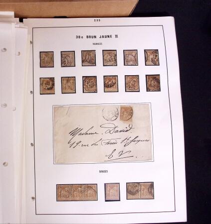 1876-1900 Collection spécialisée sur le TYPE SAGE