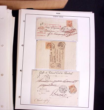 1876-1900 Collection spécialisée sur le TYPE SAGE