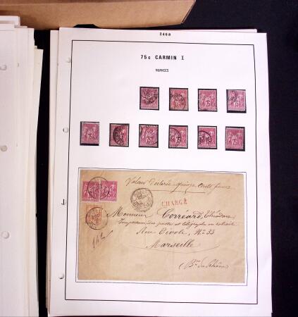 1876-1900 Collection spécialisée sur le TYPE SAGE