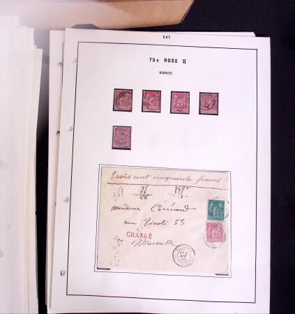 1876-1900 Collection spécialisée sur le TYPE SAGE