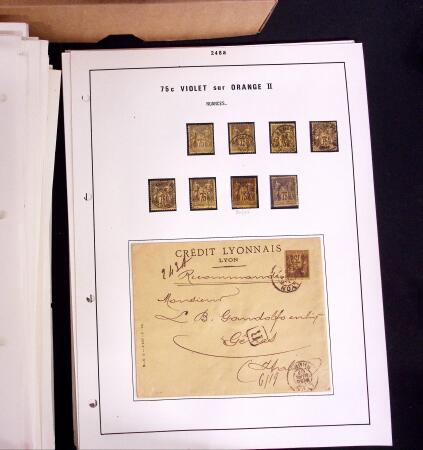 1876-1900 Collection spécialisée sur le TYPE SAGE