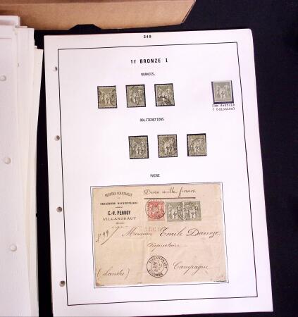 1876-1900 Collection spécialisée sur le TYPE SAGE