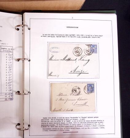 1876-1900 Collection spécialisée sur le TYPE SAGE