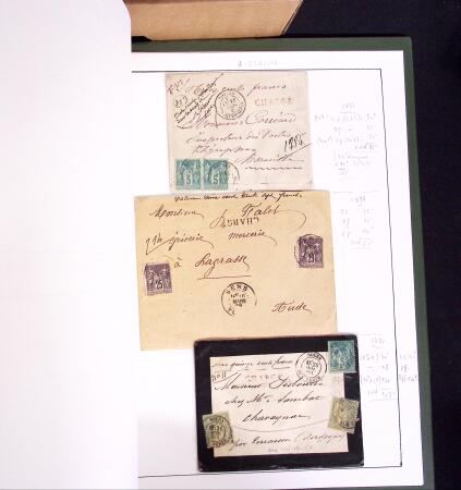1876-1900 Collection spécialisée sur le TYPE SAGE