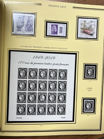 1900-2020 Collection de France neuf, en 12 Classeur