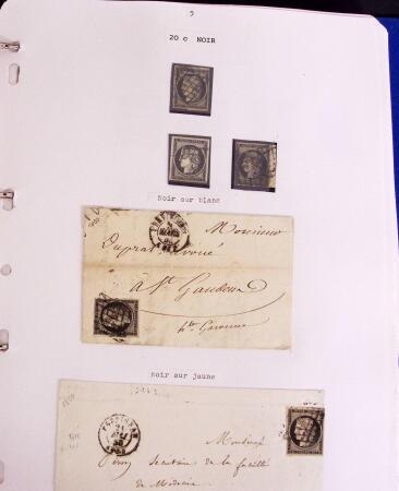 1849-80 Belle collection de classiques oblitérés