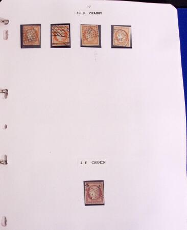 1849-80 Belle collection de classiques oblitérés