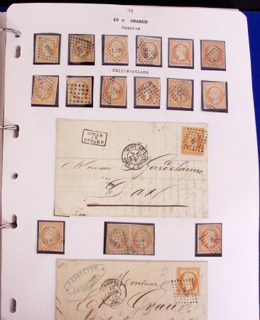 1849-80 Belle collection de classiques oblitérés