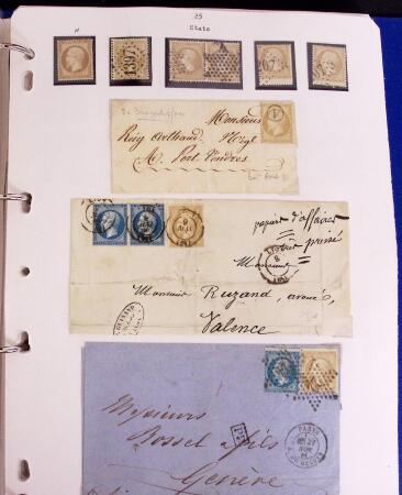1849-80 Belle collection de classiques oblitérés