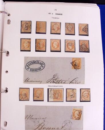1849-80 Belle collection de classiques oblitérés