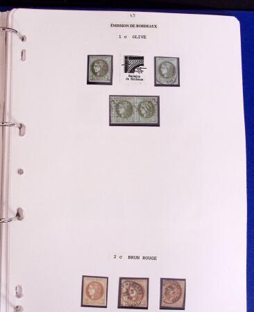 1849-80 Belle collection de classiques oblitérés