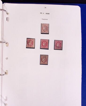 1849-80 Belle collection de classiques oblitérés