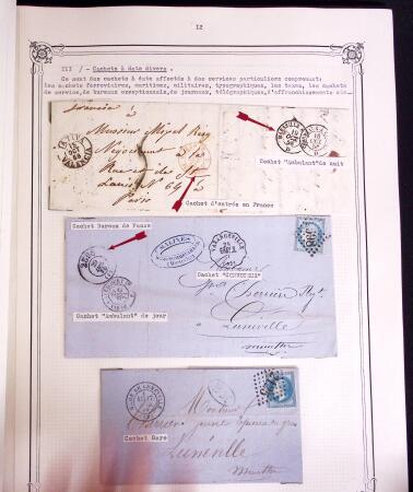 1800-1980, Lot très hétéroclite de lettres montrant