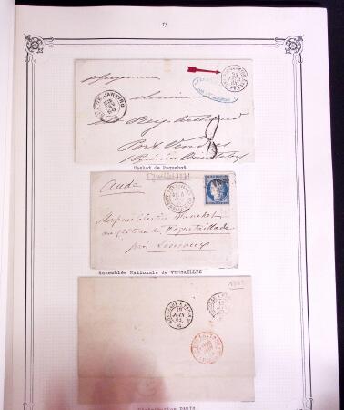 1800-1980, Lot très hétéroclite de lettres montrant