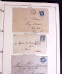 1800-1980, Lot très hétéroclite de lettres montrant