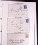 1800-1980, Lot très hétéroclite de lettres montrant