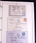 1800-1980, Lot très hétéroclite de lettres montrant