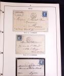 1800-1980, Lot très hétéroclite de lettres montrant