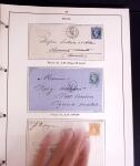 1800-1980, Lot très hétéroclite de lettres montrant