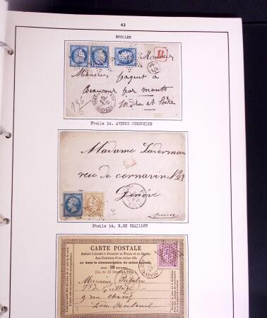 1800-1980, Lot très hétéroclite de lettres montrant