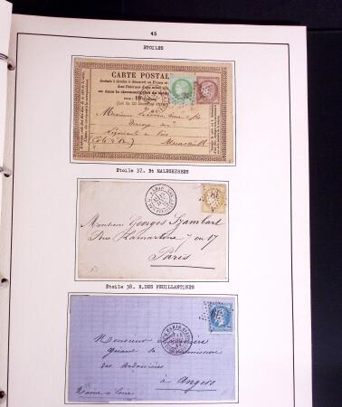 1800-1980, Lot très hétéroclite de lettres montrant