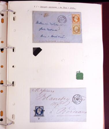 1800-1980, Lot très hétéroclite de lettres montrant