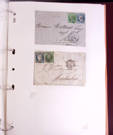 1800-1980, Lot très hétéroclite de lettres montrant