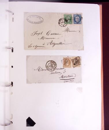 1800-1980, Lot très hétéroclite de lettres montrant