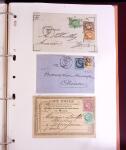 1800-1980, Lot très hétéroclite de lettres montrant