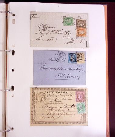 1800-1980, Lot très hétéroclite de lettres montrant