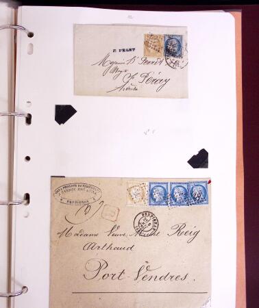 1800-1980, Lot très hétéroclite de lettres montrant