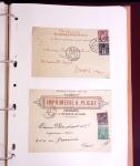1800-1980, Lot très hétéroclite de lettres montrant