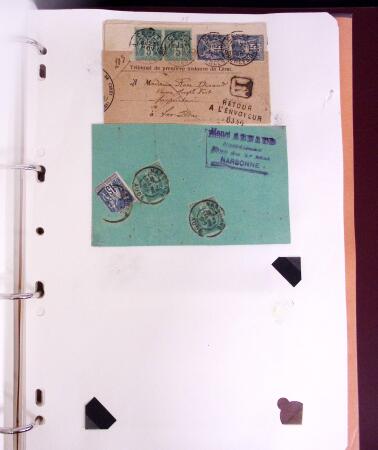 1800-1980, Lot très hétéroclite de lettres montrant