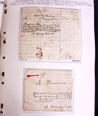 1618-1980, Lot d'histoire postale en 4 classeurs, surtout