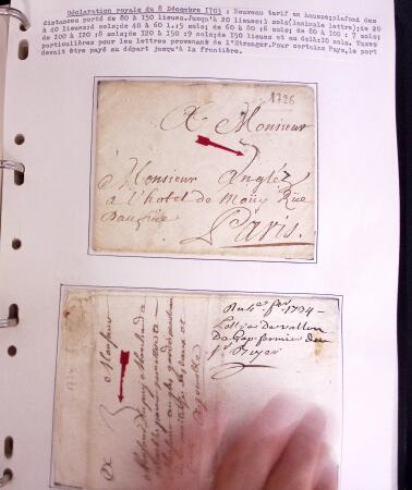 1618-1980, Lot d'histoire postale en 4 classeurs, surtout