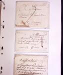 1618-1980, Lot d'histoire postale en 4 classeurs, surtout