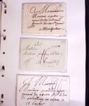 1618-1980, Lot d'histoire postale en 4 classeurs, surtout