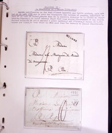 1618-1980, Lot d'histoire postale en 4 classeurs, surtout