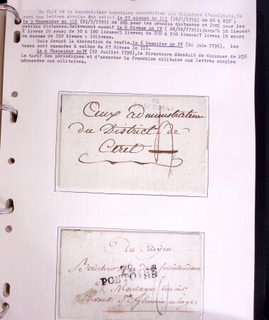 1618-1980, Lot d'histoire postale en 4 classeurs, surtout