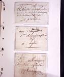 1618-1980, Lot d'histoire postale en 4 classeurs, surtout