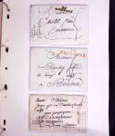 1618-1980, Lot d'histoire postale en 4 classeurs, surtout