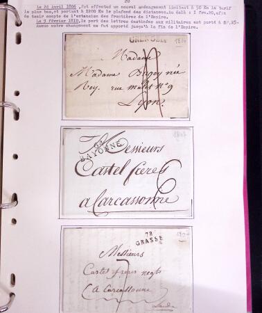 1618-1980, Lot d'histoire postale en 4 classeurs, surtout