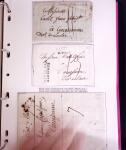 1618-1980, Lot d'histoire postale en 4 classeurs, surtout