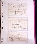 1618-1980, Lot d'histoire postale en 4 classeurs, surtout