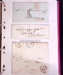 1618-1980, Lot d'histoire postale en 4 classeurs, surtout