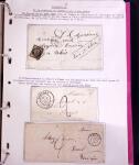 1618-1980, Lot d'histoire postale en 4 classeurs, surtout