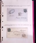 1618-1980, Lot d'histoire postale en 4 classeurs, surtout