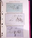 1618-1980, Lot d'histoire postale en 4 classeurs, surtout