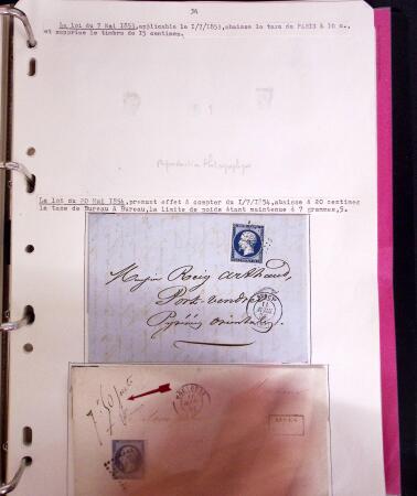 1618-1980, Lot d'histoire postale en 4 classeurs, surtout
