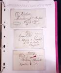 1618-1980, Lot d'histoire postale en 4 classeurs, surtout